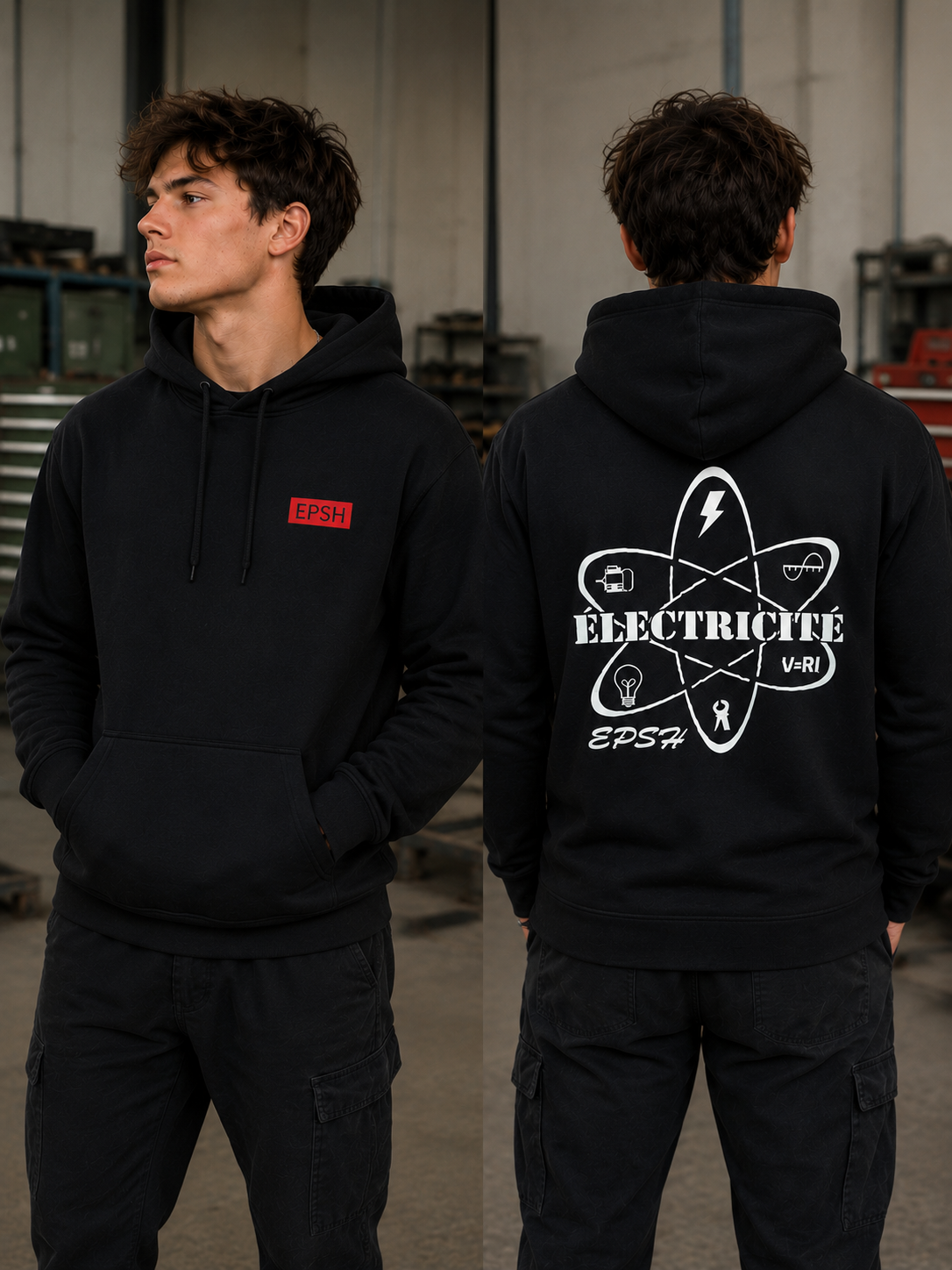 Hoodie EPSH électricité