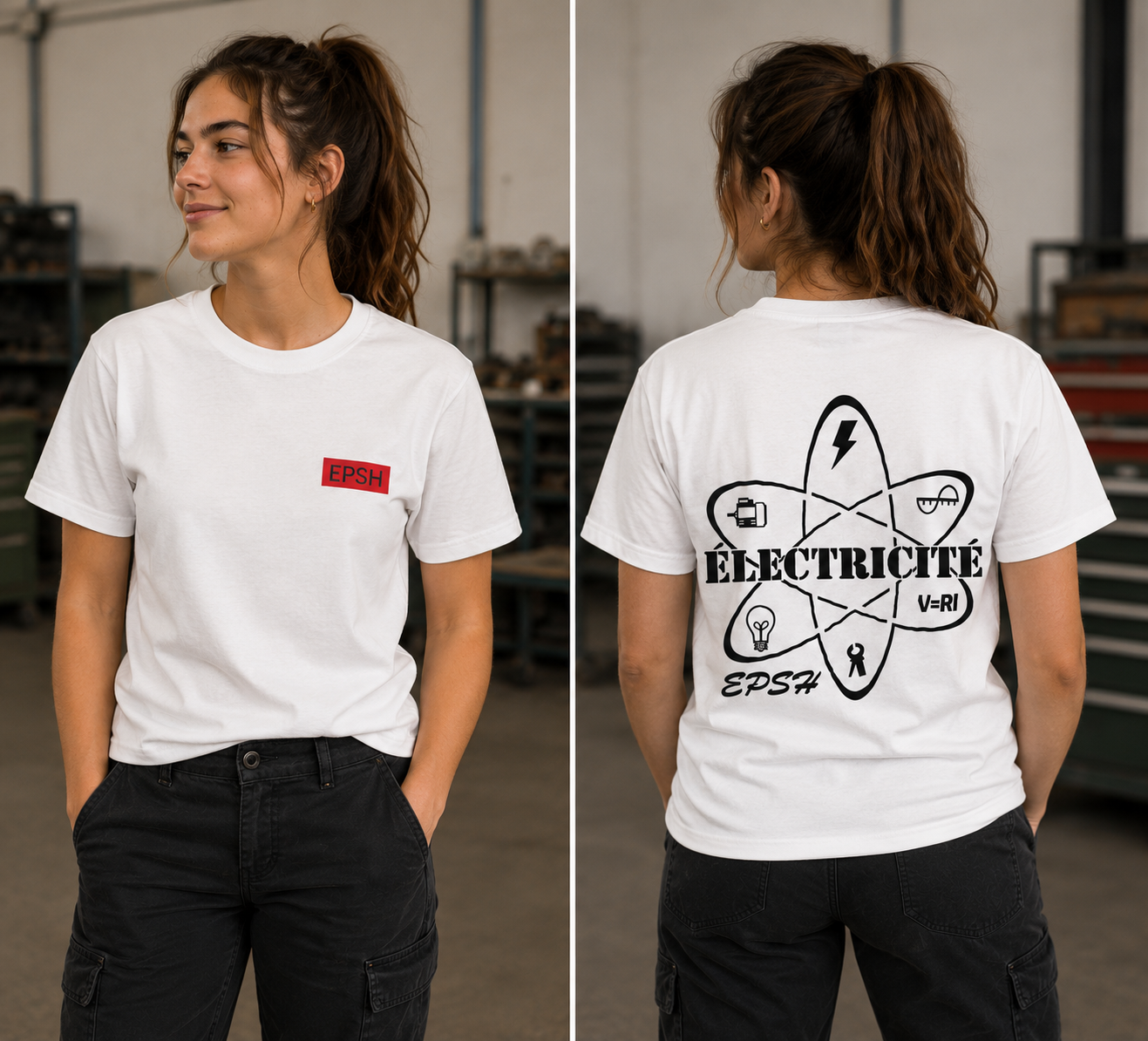 T-shirt EPSH électricité